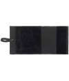 TC014 Towel City Deluxe Velour Golf Towel Black colour image